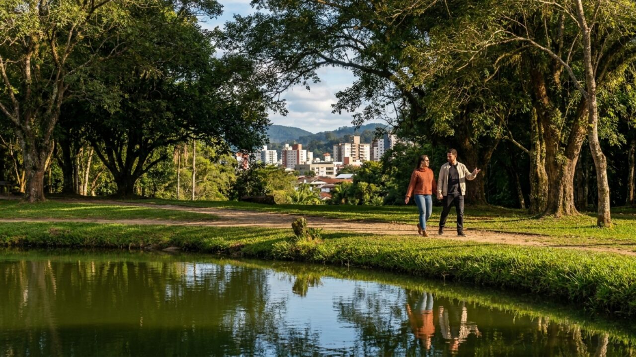À frente de Florianópolis e Blumenau em qualidade de vida: a cidade catarinense que cresceu 28% e hoje aparece acima da capital do estado em um dos principais rankings de qualidade de vida do país
