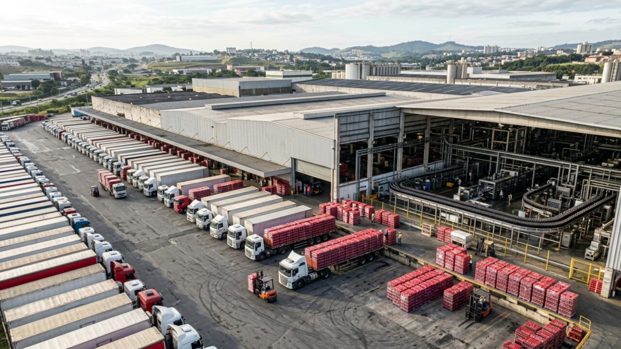 A maior fábrica da Coca-Cola, uma das bebidas mais consumidas do planeta, fica no interior do Brasil, ocupa 190 mil m² e produz cerca de 2 bilhões de litros por ano