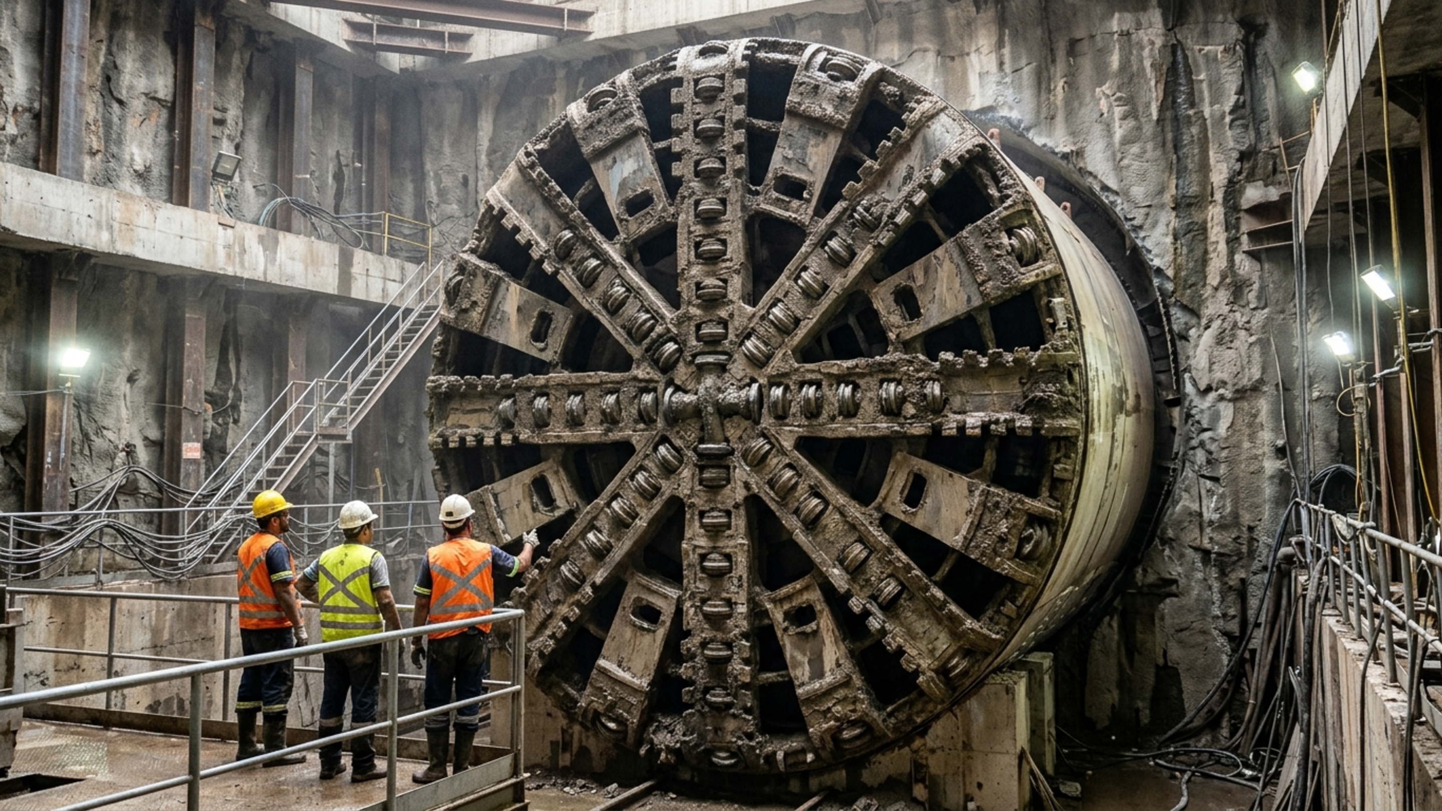 Máquina de 2.100 toneladas e 100 metros de comprimento escava um túnel sob São Paulo e instala o concreto enquanto avança até 15 metros por dia