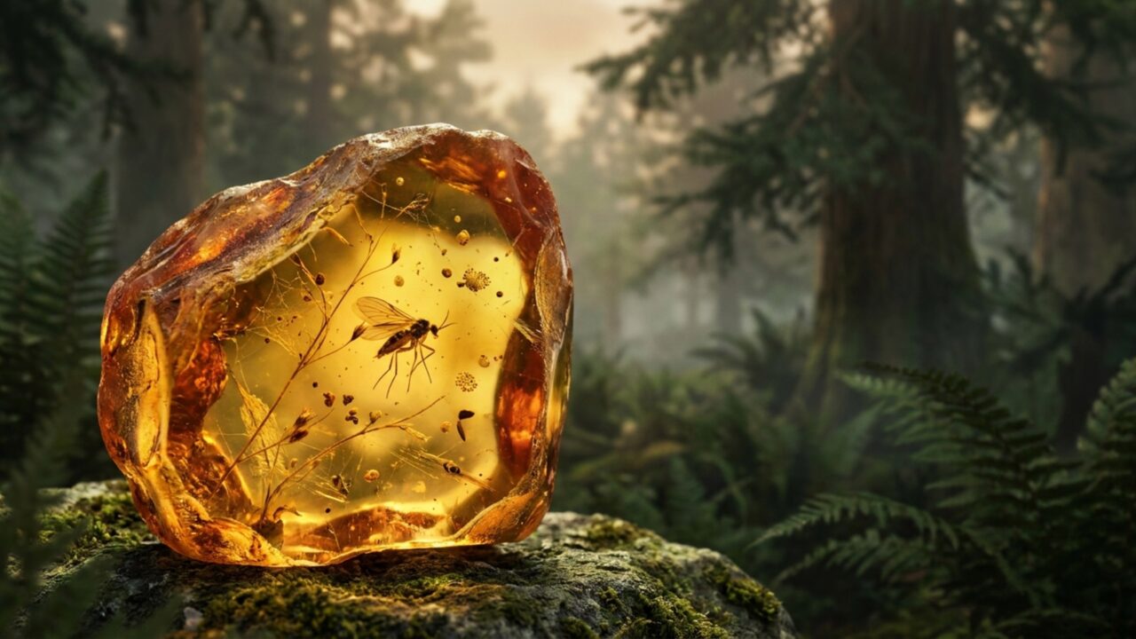 Uma cápsula do tempo de 112 milhões de anos preservou insetos e vestígios de uma floresta que existia quando os dinossauros dominavam a Terra