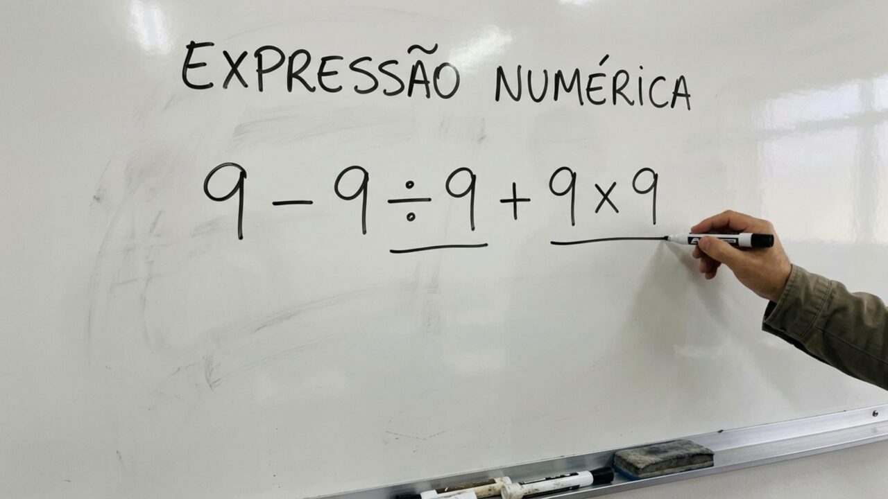 Descubra quanto é 9 − 9 ÷ 9 + 9 × 9 sem olhar a calculadora e teste seu conhecimento