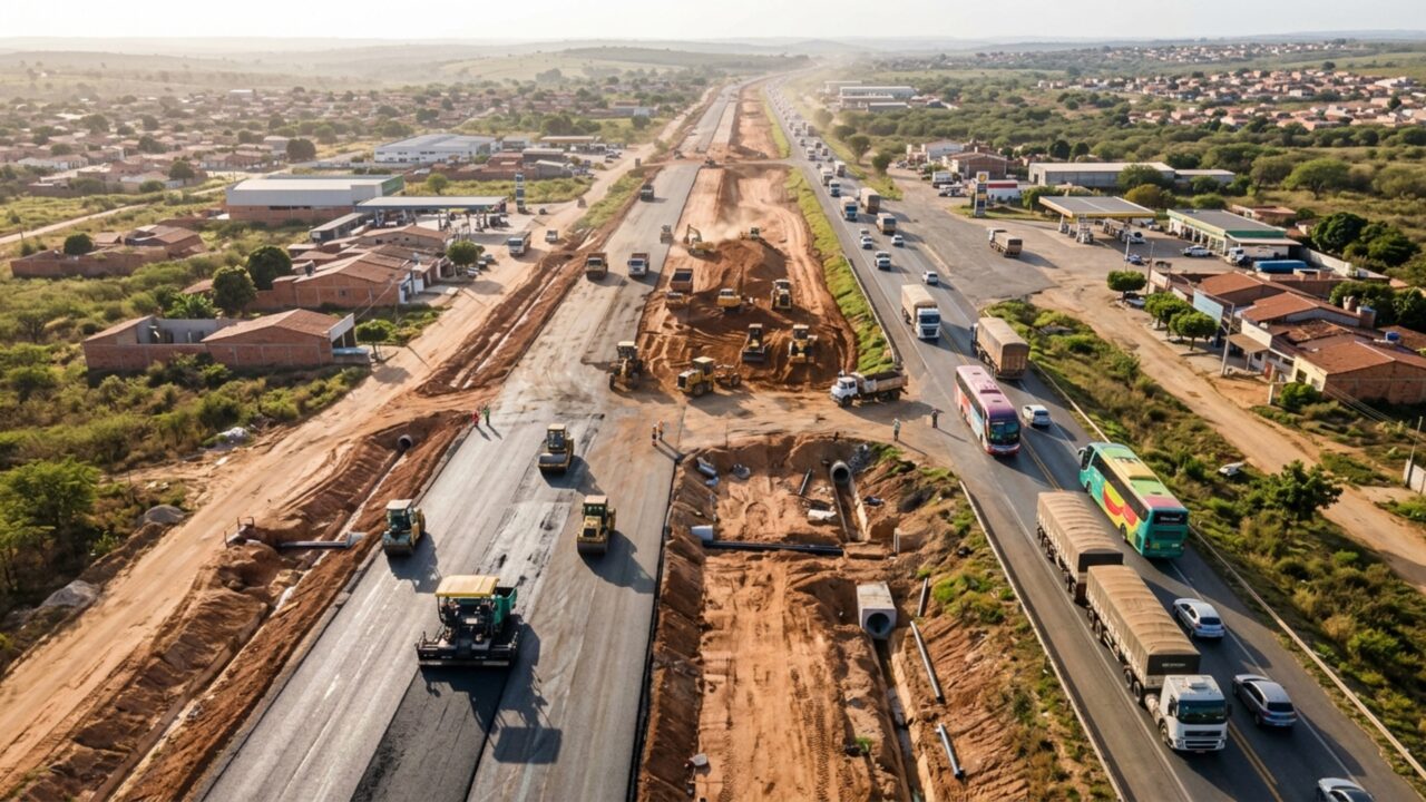 Três viadutos e quatro passarelas serão construídos em apenas 7,2 km para destravar uma travessia usada por 14 mil veículos todos os dias