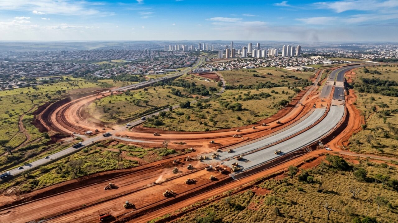 Um novo contorno de 43 km, 60 km de faixas extras e 20 passarelas serão construídos ao redor de uma das maiores cidades do Centro-Oeste