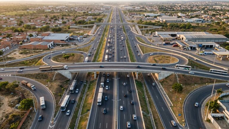 Três viadutos e quatro passarelas serão construídos em apenas 7,2 km para destravar uma travessia usada por 14 mil veículos todos os dias