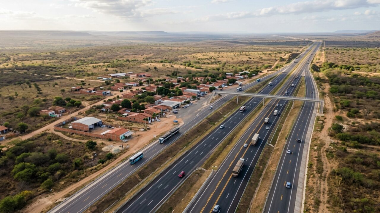 306 km de duplicações, 239 acessos e 42 passarelas vão transformar um corredor de 653 km que atravessa o interior e chega a uma das maiores capitais do Nordeste