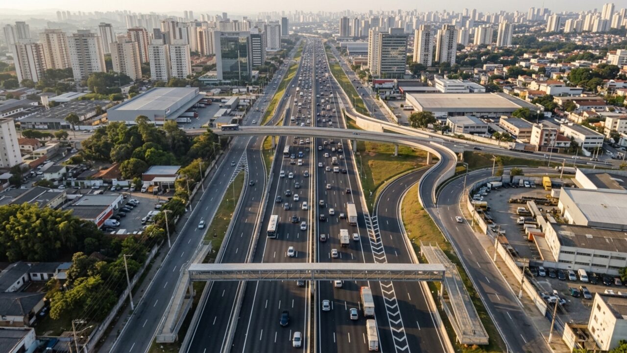 R$ 1,38 bilhão foi aplicado em pouco mais de 9 km de rodovia para construir pontes, viadutos, passarelas e novos acessos perto da maior cidade do Brasil // IMAGEM ILUSTRATIVA