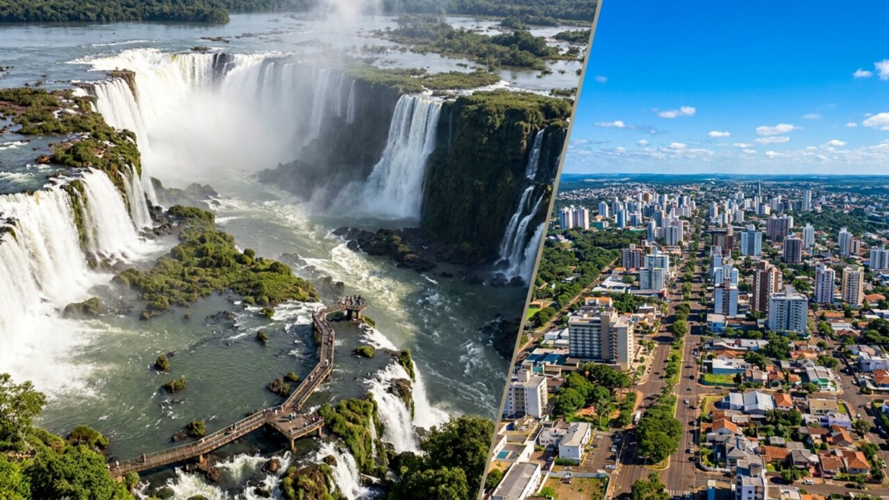 Melhor destino do Brasil, a cidade da tríplice fronteira soma cataratas, usina binacional e uma trilha nova à beira do rio