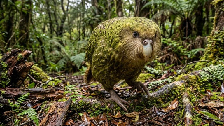O kākāpō, o papagaio que mostra como a conservação pode reverter uma extinção anunciada