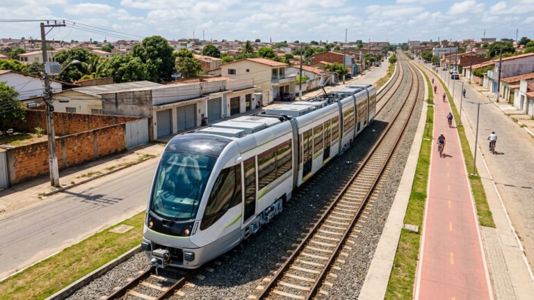 Uma ferrovia de R$ 200 milhões está sendo recuperada para receber um VLT de 13 km e ligar bairros do interior do Nordeste a uma universidade federal
