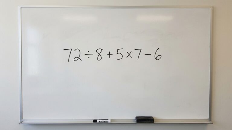 Tente resolver 72 ÷ 8 + 5 × 7 - 6 sem calculadora e teste o que você lembra da escola // IMAGEM ILUSTRATIVA