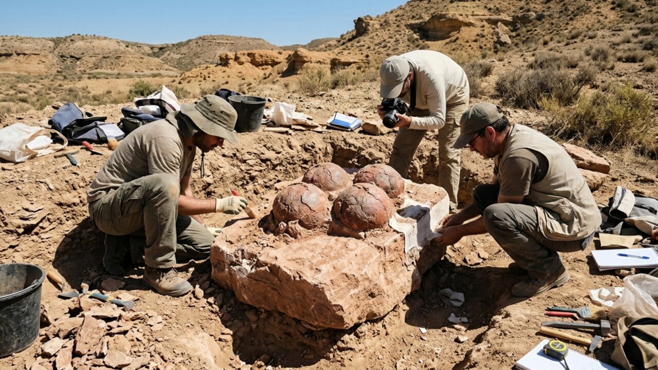 Paleontólogos ficam incrédulos ao encontrarem ovos de dinossauro de 72 milhões de anos // IMAGEM ILUSTRATIVA