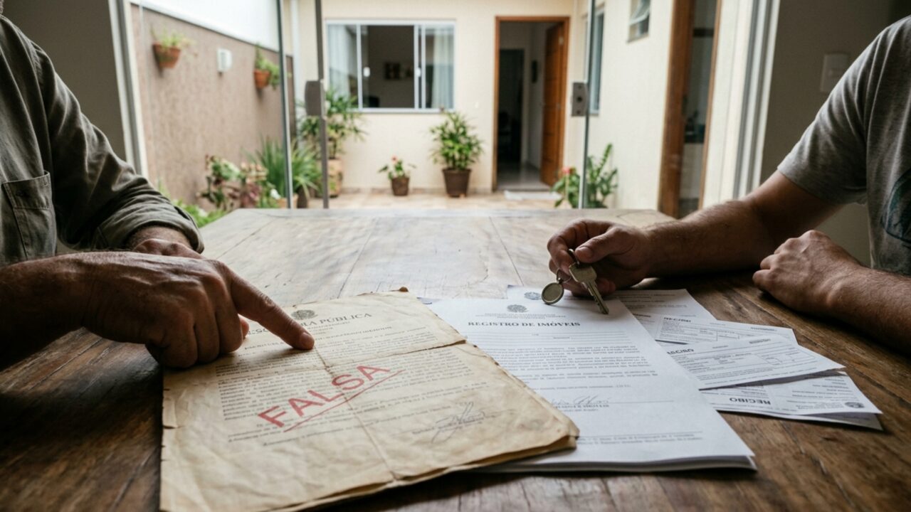 Família compra casa com escritura, registra o negócio e passa a morar no imóvel, mas anos depois o verdadeiro proprietário prova que o documento original era falso e pediu a casa de volta