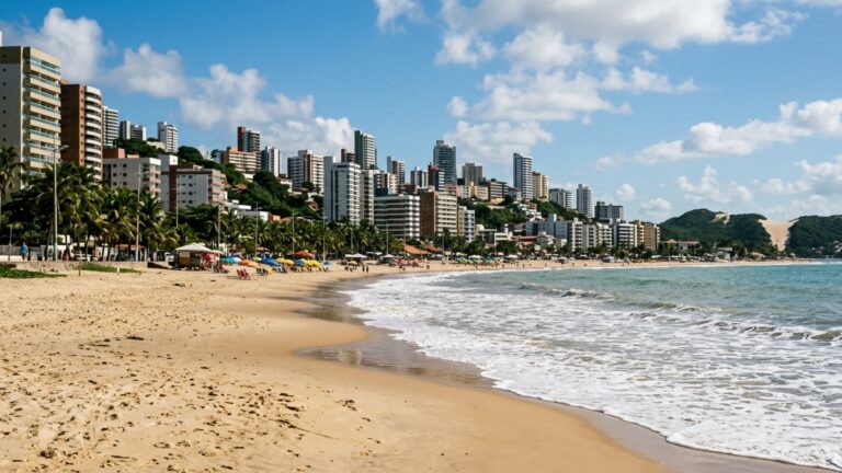 Mar com média acima de 26°C o ano inteiro e piscinas naturais aos pés de uma duna gigante: a praia mais badalada da capital potiguar // IMAGEM ILUSTRATIVA