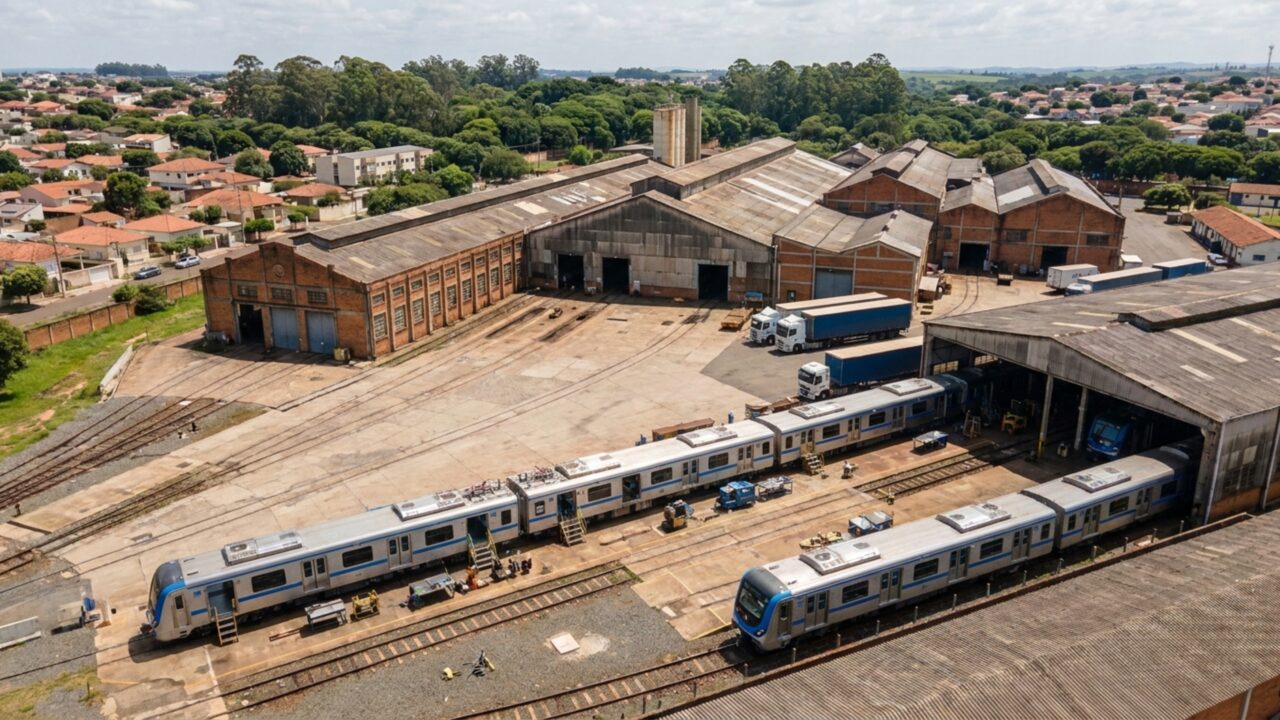 A maior fabricante de trens do mundo ocupa antiga fábrica no interior de São Paulo e vai produzir 44 composições para o metrô