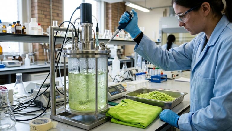 Enzima criada em laboratório conseguiu dobrar a quebra de um tipo de tecido de poliéster e pode mudar a reciclagem de roupas velhas