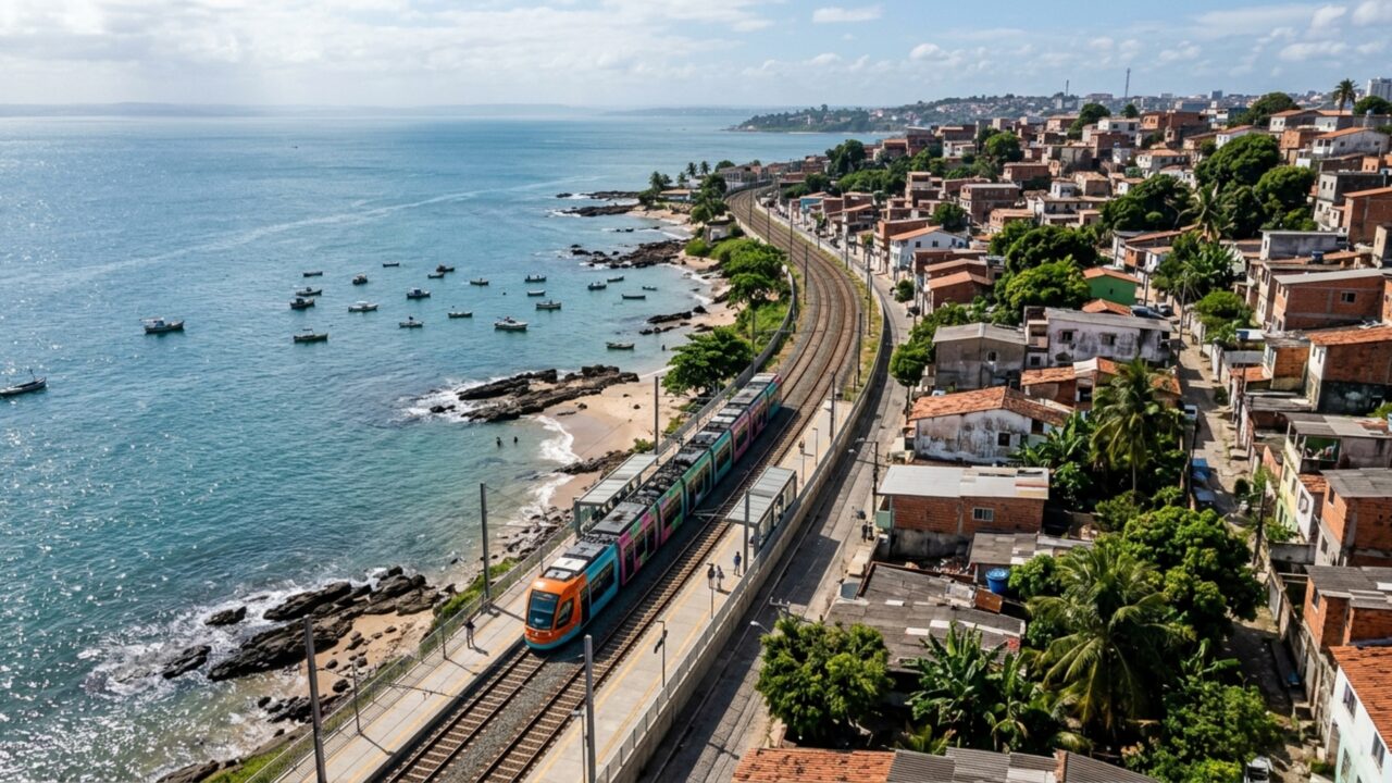 Com 43 km de trilhos e 49 paradas, novo VLT começa a transportar passageiros e substitui o antigo trem do subúrbio de uma capital brasileira // IMAGEM ILUSTRATIVA