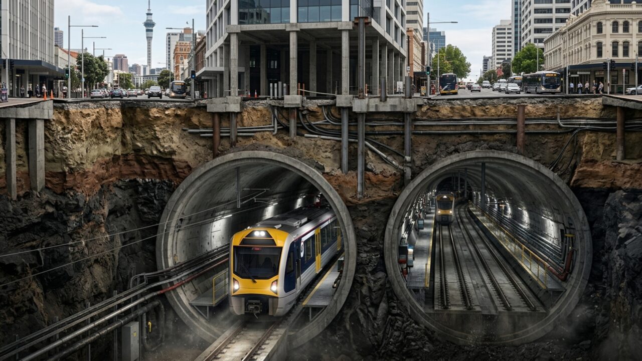 Depois de anos de obras, uma cidade abre 3,45 km de túneis para levar trens ao centro sem precisar voltar pelo mesmo caminho // IMAGEM ILUSTRATIVA