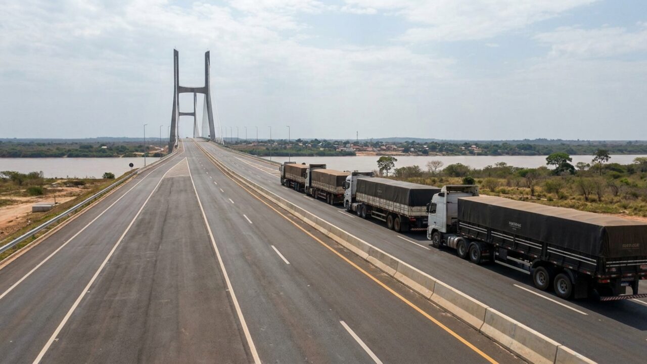 Obra brasileira de 13,1 km reúne seis pontes e um viaduto para integrar o Centro-Oeste a uma rota que segue até os portos do Pacífico