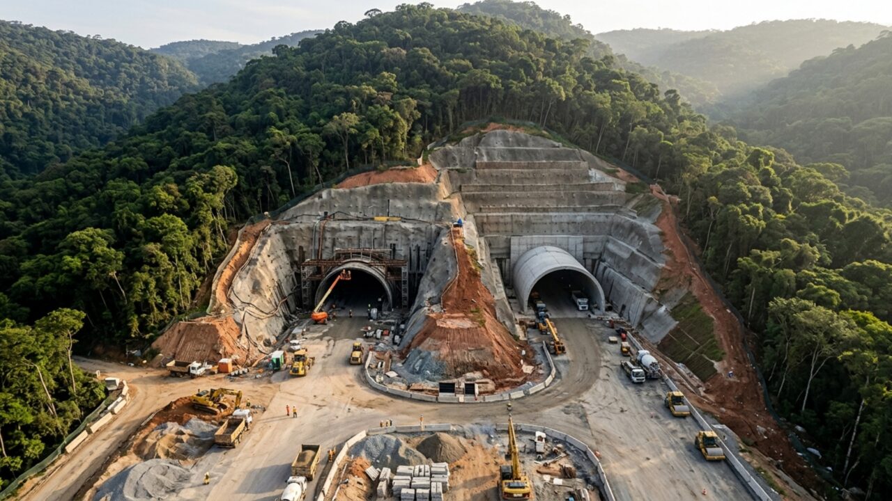 Com 44 pontes, 63 viadutos e sete túneis duplos, uma rodovia de 44 km foi projetada para fechar a rota de caminhões ao redor da maior cidade do Brasil // IMAGEM ILUSTRATIVA