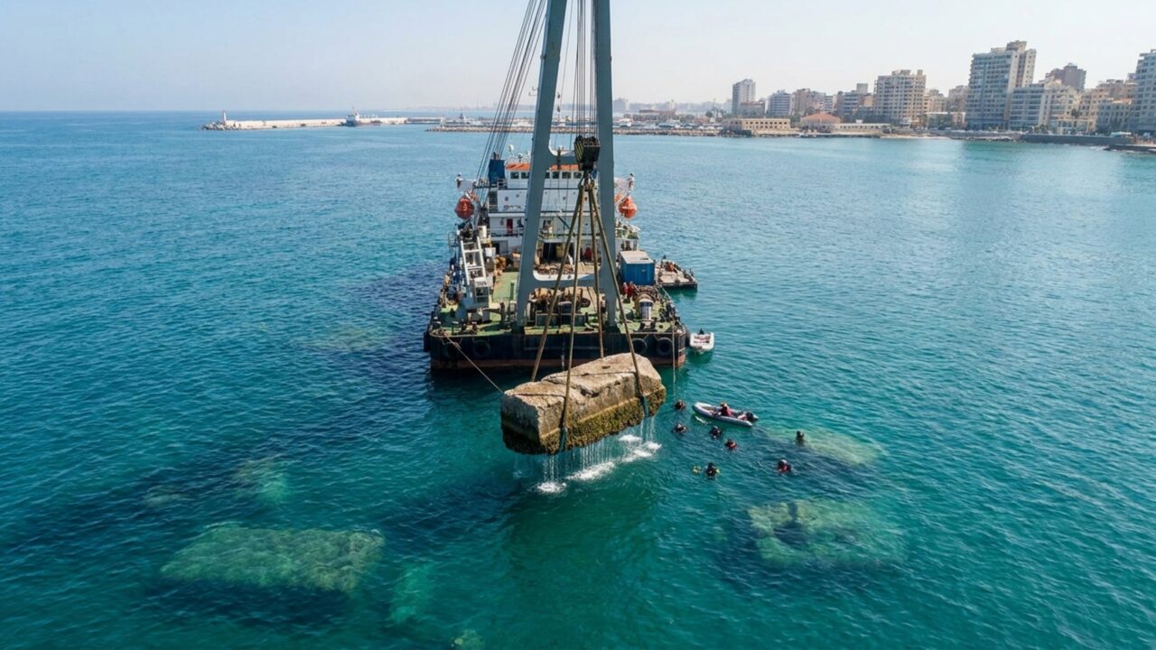 Depois de mais de 1.600 anos de história, arqueólogos trazem à superfície blocos de 80 toneladas de uma das Sete Maravilhas do mundo antigo
