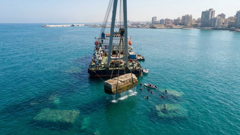 Depois de mais de 1.600 anos de história, arqueólogos trazem à superfície blocos de 80 toneladas de uma das Sete Maravilhas do mundo antigo