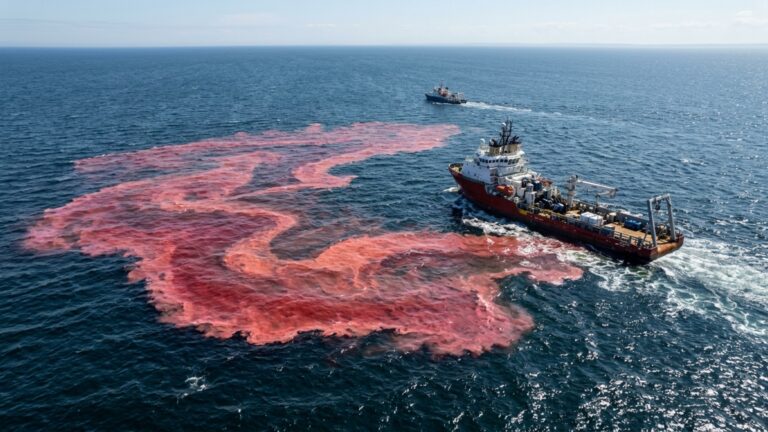 Em teste inédito contra a acidez dos oceanos, cientistas despejaram milhares de litros de soda cáustica no mar