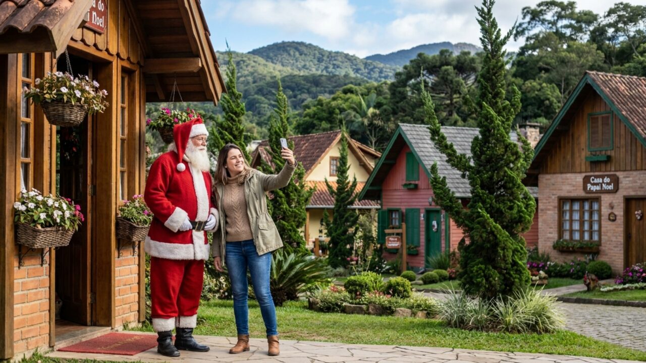 A Pequena Finlândia do Brasil: o vilarejo com Papai Noel o ano inteiro, tradição de sauna e cachoeiras na serra do Rio