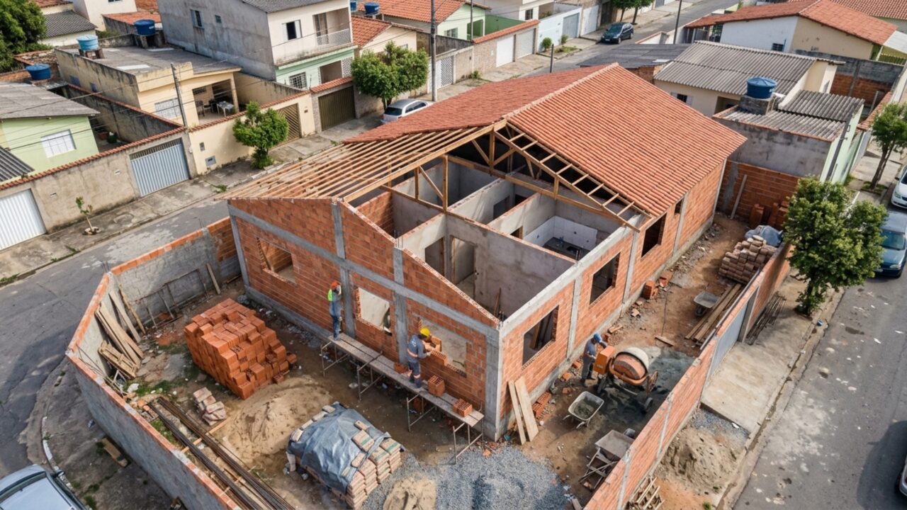 Quanto custa construir uma casa de 95 metros quadrados em outubro de 2026