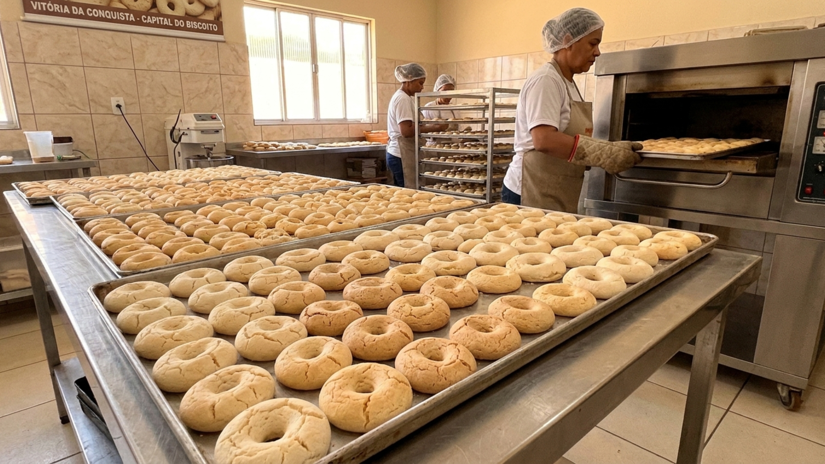 Cidade baiana onde mais de 40 fábricas artesanais produzem cerca de 4 mil toneladas de biscoito por ano com receitas de família