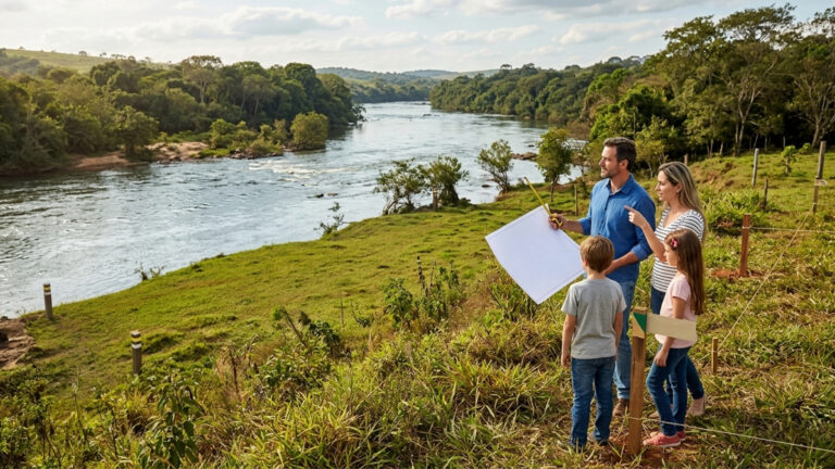 Família compra terreno à beira do rio para construir casa de lazer e descobre que a faixa que mais queria usar é área de preservação permanente