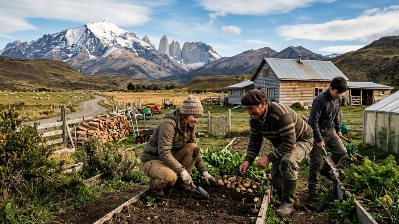 Família oferece 3 meses de moradia grátis na Patagônia, mas exige 25 horas de trabalho voluntário por semana em sua fazenda