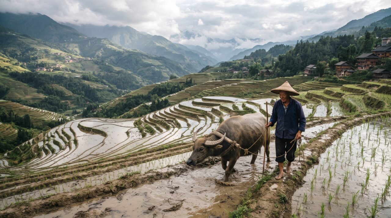 Documentário revela o lado da China que a maioria não vê, planaltos e planícies que mostram uma China remota e sem tecnologia avançada