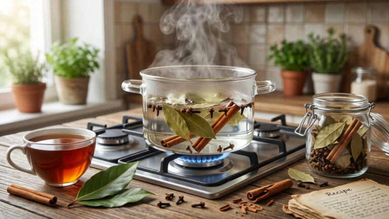 Ferver folhas de louro com cravo e palitos de canela serve para que e qual é a recomendação