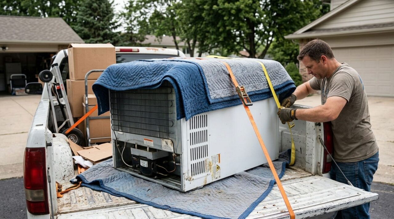 Família compra um freezer horizontal, transporta o equipamento deitado por falta de espaço e descobre por que ligá-lo assim que chega pode comprometer o compressor