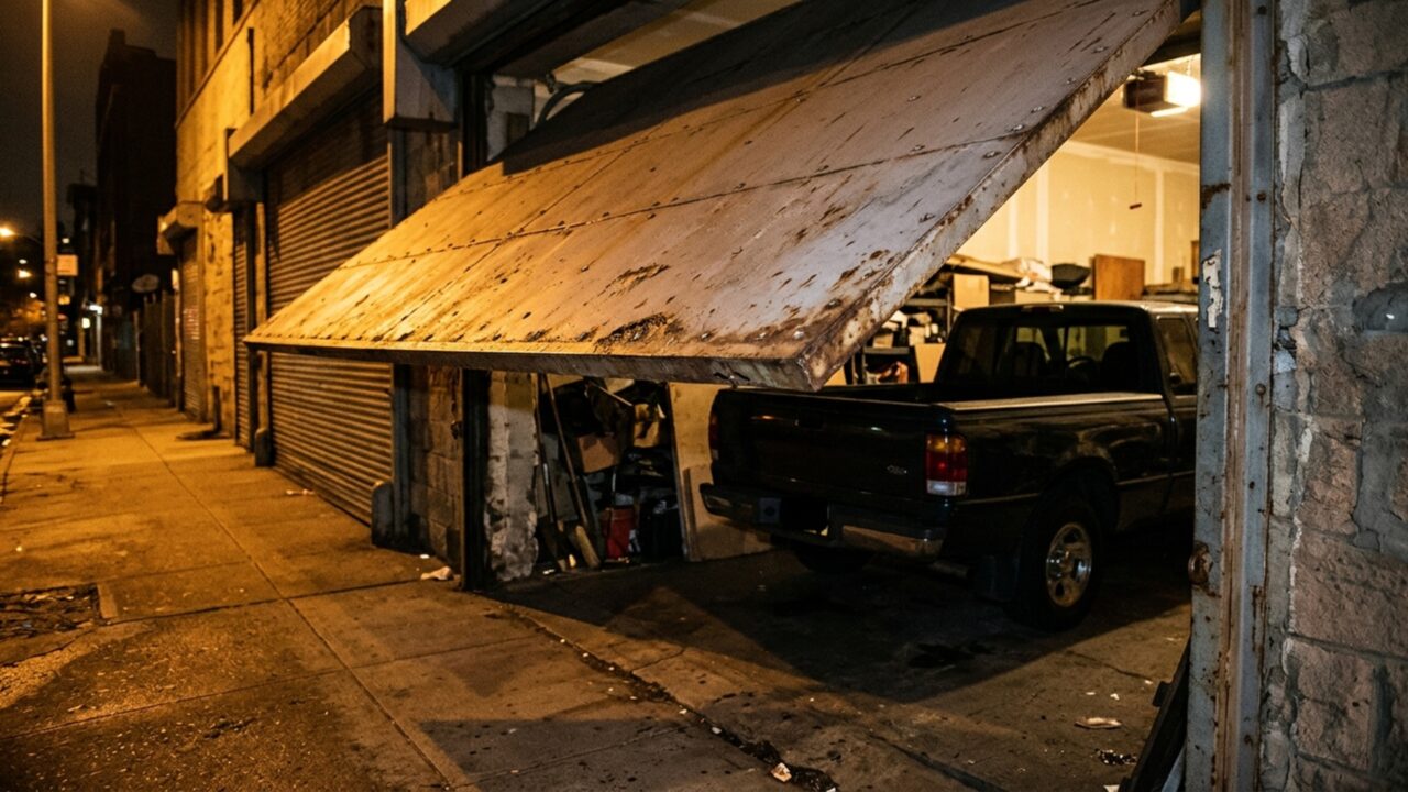 Casal troca o carro por uma picape e descobre, na primeira noite, que a garagem comporta o veículo inteiro apenas com o portão aberto sobre a calçada