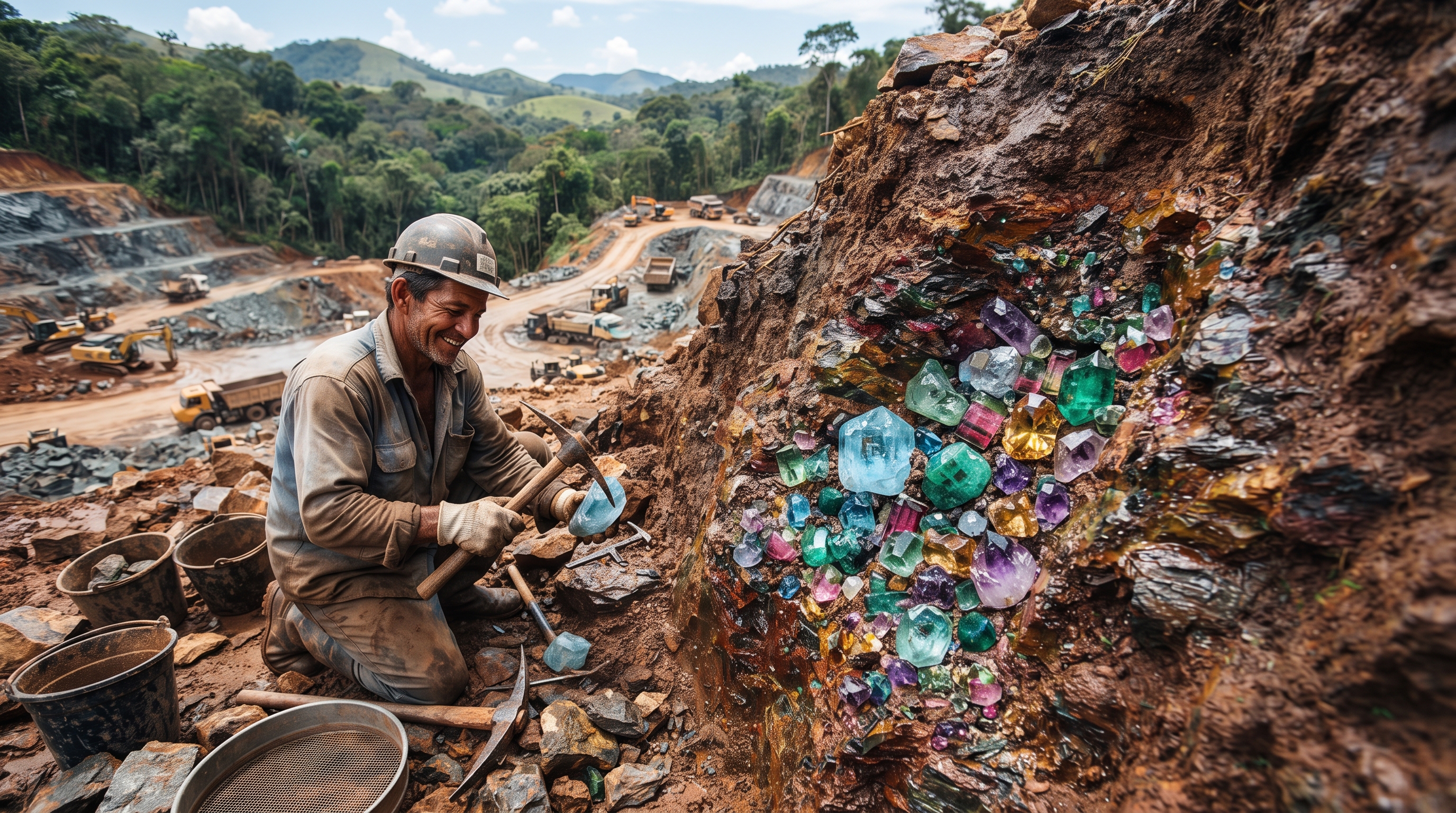 Por que o Brasil é tão importante no mapa mundial das pedras preciosas? As regiões onde diferentes minerais se concentram e o que há de especial em sua geologia