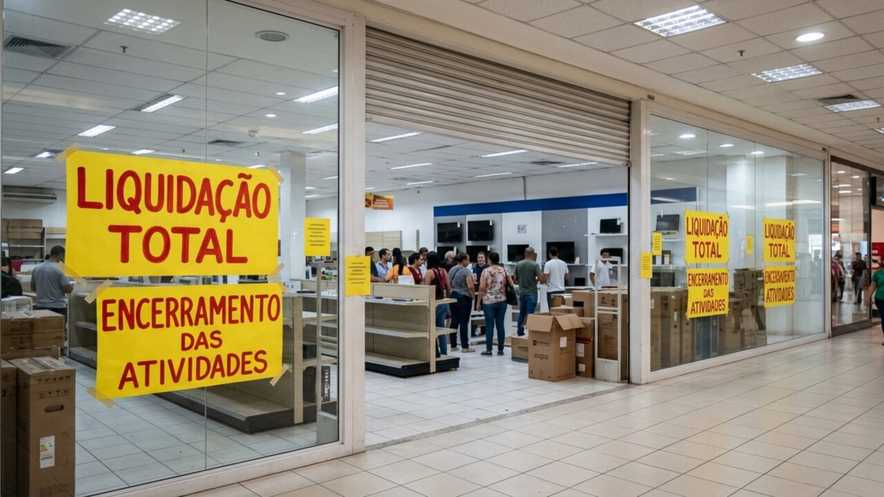 Gigante dos eletrônicos não encontra comprador e anuncia fechamento de 363 lojas, com liquidação dos estoques para pagar credores
