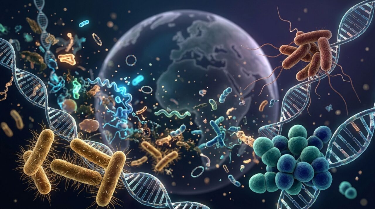 Comparações genéticas identificaram 54 agrupamentos bacterianos presentes em mais de um continente