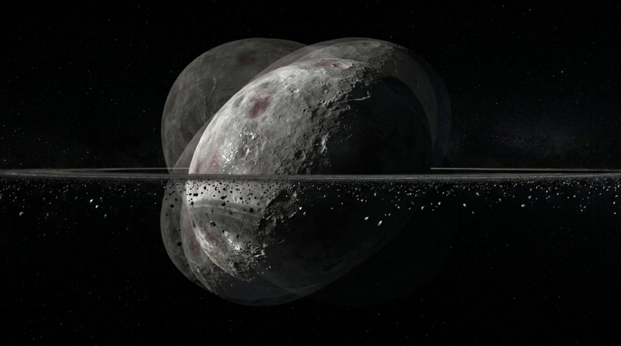 Anel de Haumea foi descoberto em 2017 e orbita um dos corpos de rotação mais rápida do Sistema Solar