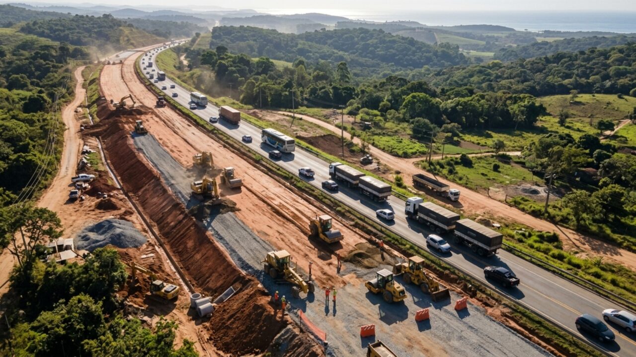 Com 172 km de duplicações, 51 km de contornos viários e 40 passarelas, investimento de R$ 10,3 bilhões vai transformar quase 480 km de uma das principais rodovias do litoral brasileiro