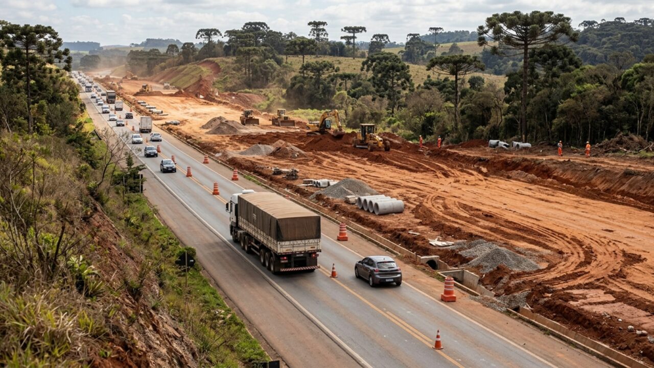 Com 344 km de duplicações, 81 km de faixas adicionais e 70 grandes estruturas de engenharia, investimento bilionário vai modernizar rodovias que conectam a capital ao interior de um dos estados mais industrializados do Brasil