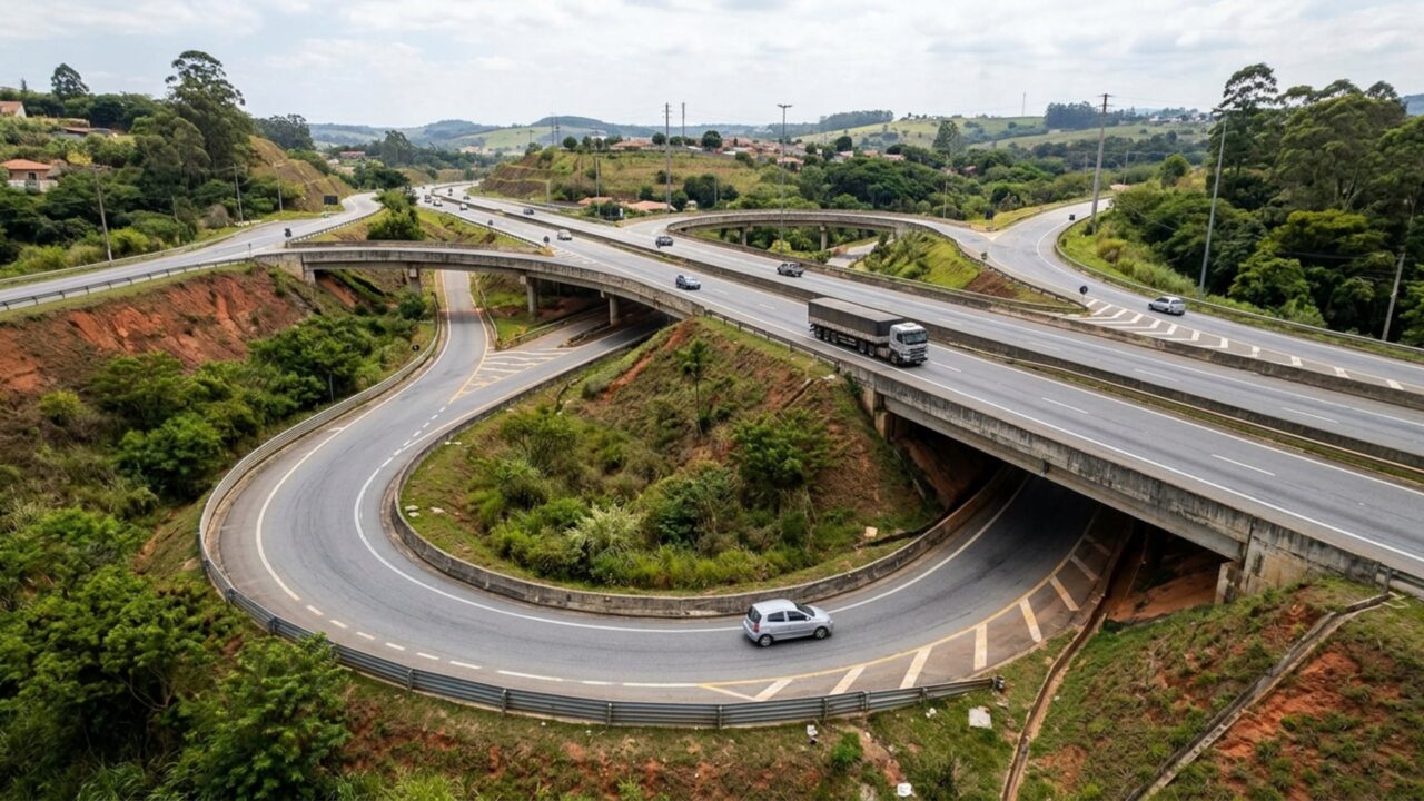 Rodovia que liga a maior metrópole do país ao interior está recebendo 23,7 km de duplicações, 11 passarelas e 11 novos dispositivos de retorno e interseção