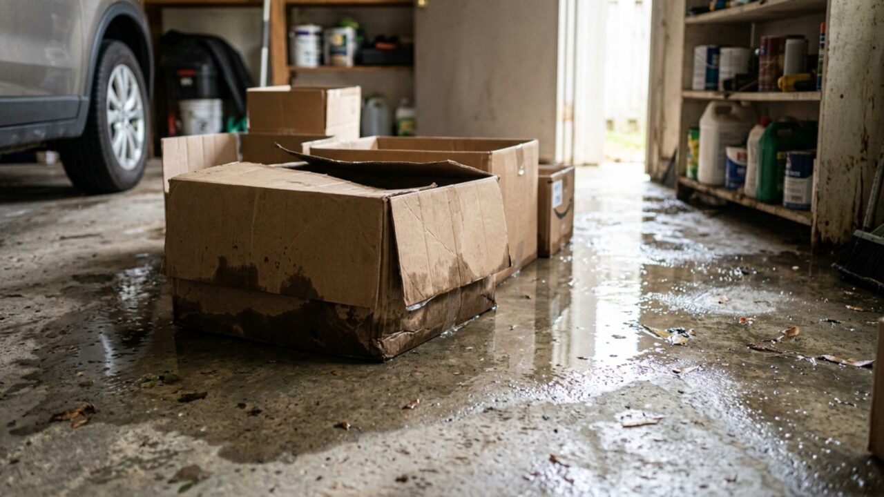 Homem esvazia a piscina para fazer uma limpeza e se recusa a retirar a mangueira que despeja água na garagem da casa ao lado