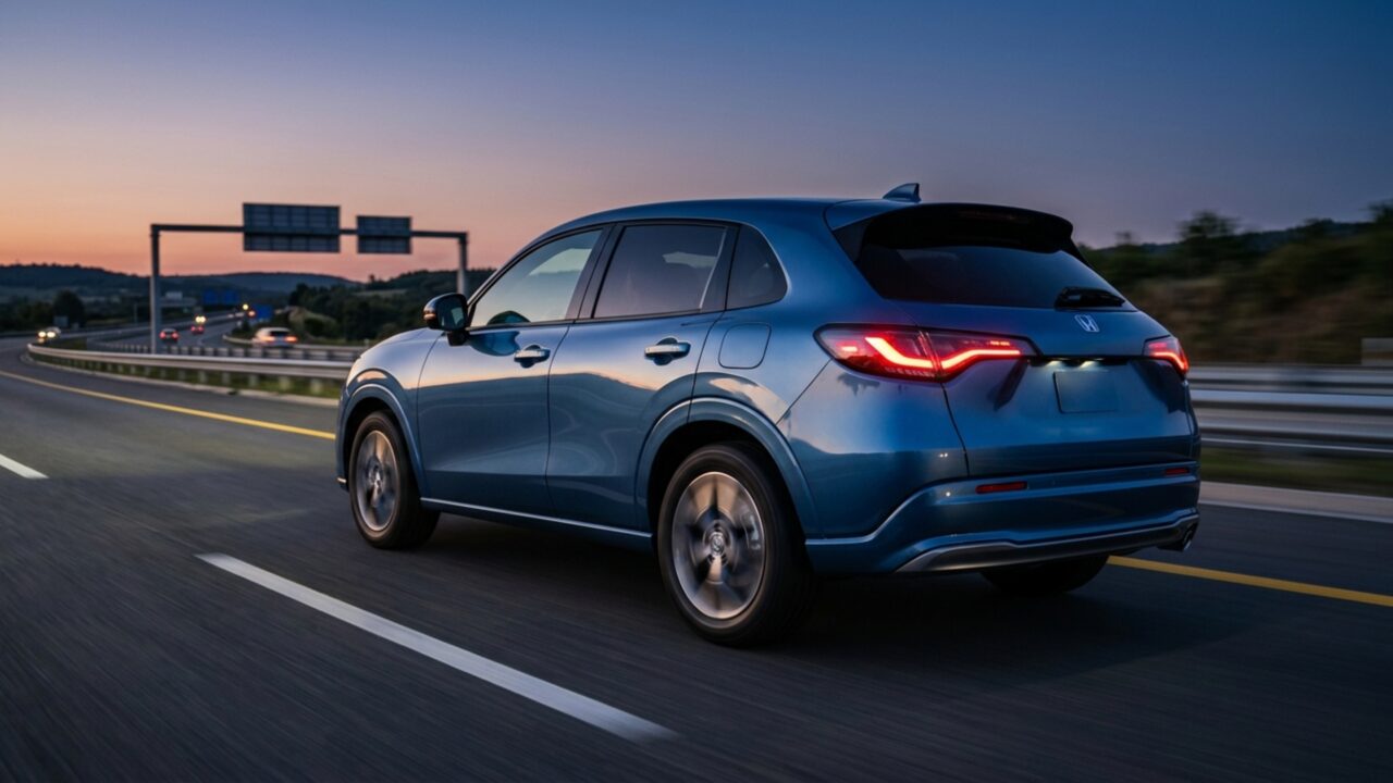 O banco traseiro rebatido transforma os 389 litros de porta-malas em até 1.306 litros de capacidade neste SUV que mantém motor 2.0 aspirado e câmbio CVT