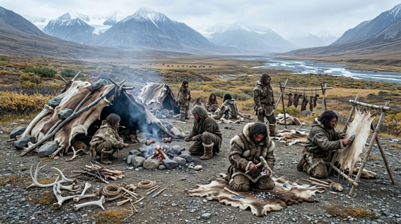 Um acampamento de quase 14 mil anos reapareceu onde hoje existe mar entre a Rússia e a América do Norte