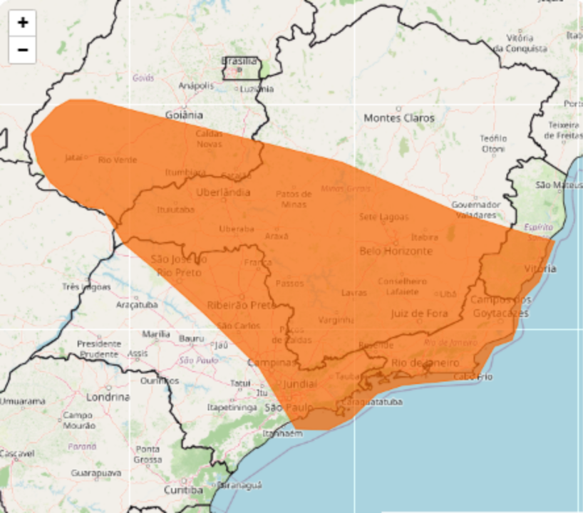 INMET emite alerta de tempestade com ventos de até 100 kmh e granizo; veja os riscos e como se proteger.