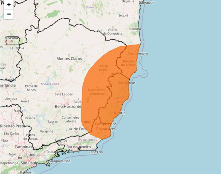 INMET emite alerta de tempestade para 13 regiões; ventos de até 100 km/h e granizo ameaçam moradores neste sábado, 17
