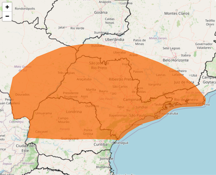 INMET emite alerta de tempestade para 40 regiões no domingo, 11; veja os riscos de chuva forte, granizo e ventos de até 100 km/h