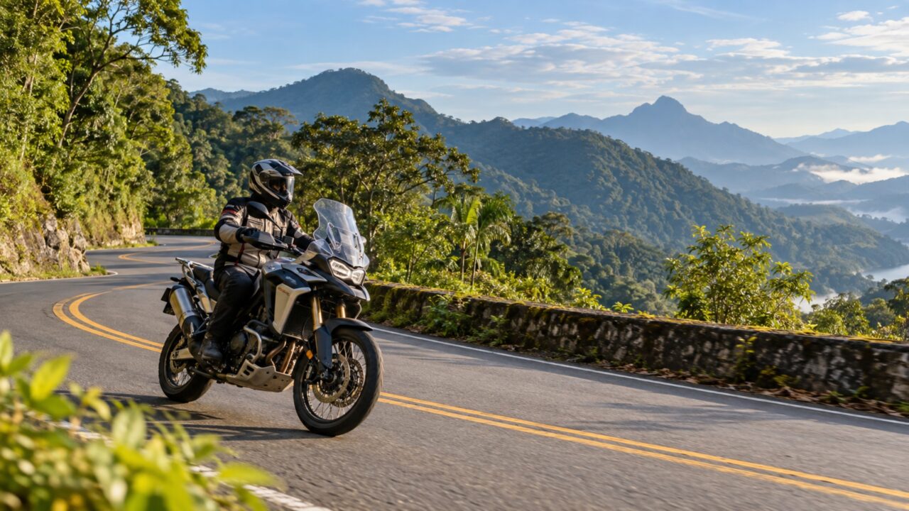 Três cilindros, 888 cc e 108 cv formam uma aventureira que entrega 90 Nm de torque sem precisar partir para um motor acima de 1.000 cc