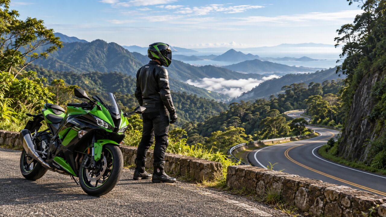 Quatro cilindros giram até produzir 124 cv, ou 129 cv com RAM Air, nesta esportiva de 636 cc que pesa 198 kg pronta para rodar